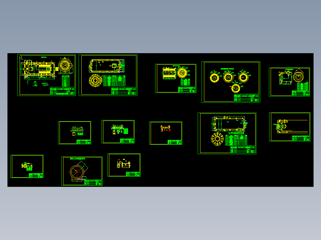 3000风量Vocs废气RCO直燃式焚烧装置整套制作图cad图纸