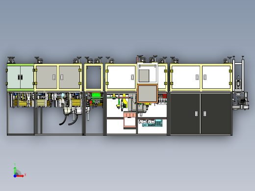 苹果耳麦喇叭流水线图纸苹果耳麦喇叭测试前视缩略图