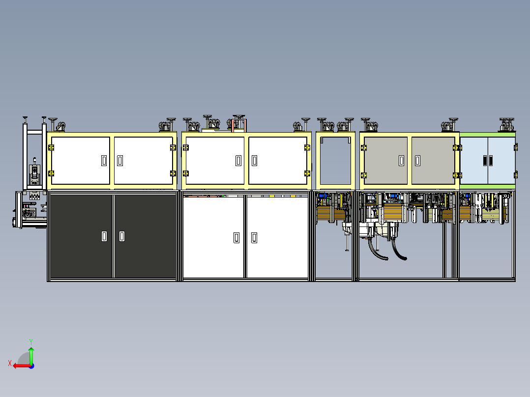 苹果耳麦喇叭流水线图纸苹果耳麦喇叭测试后视图