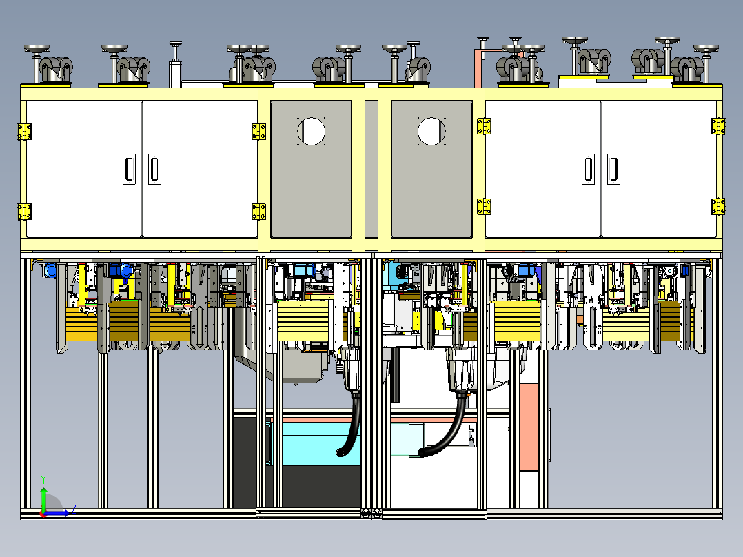 苹果耳麦喇叭流水线图纸苹果耳麦喇叭测试左视图
