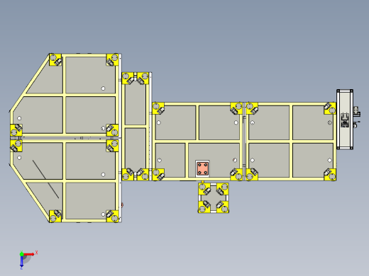 苹果耳麦喇叭流水线图纸苹果耳麦喇叭测试俯视缩略图