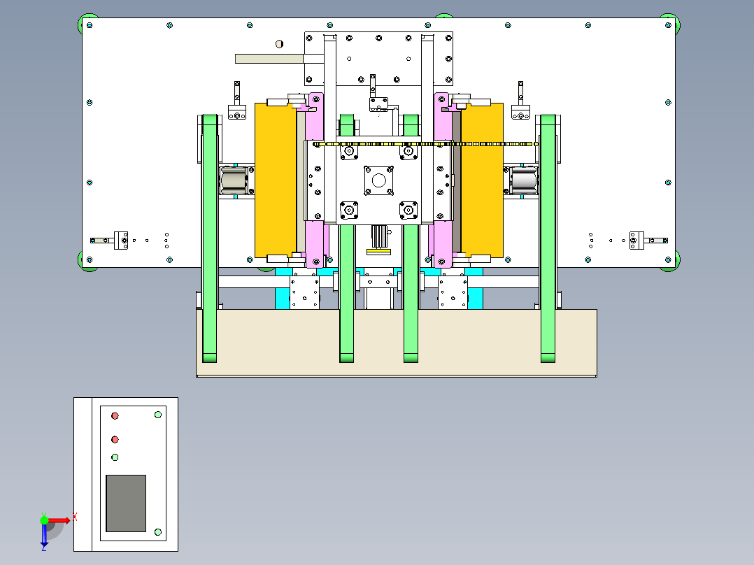 A17_通用外壳折弯机SW2016俯视图
