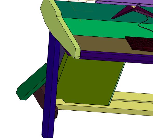 卧室简约现代办公桌写字台