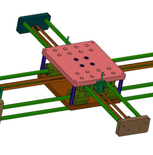 同步带直线运动十字滑台模组缩略图