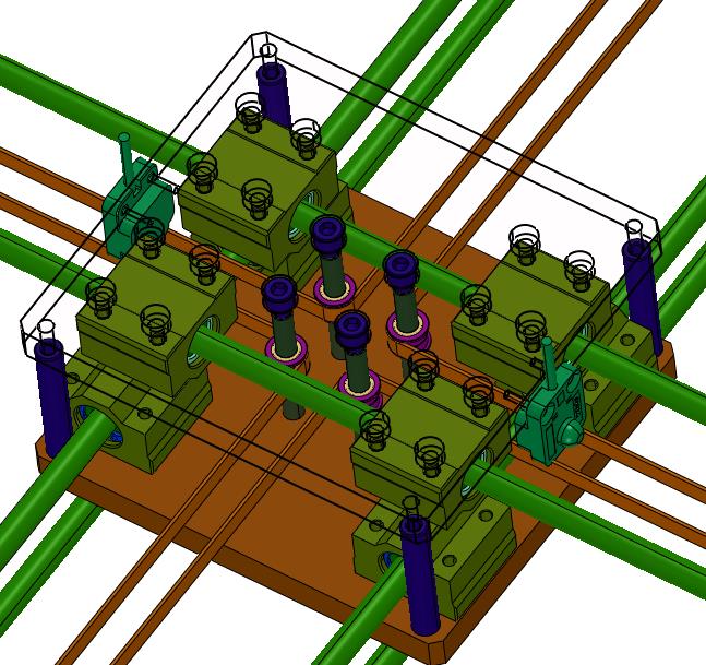 同步带直线运动十字滑台模组