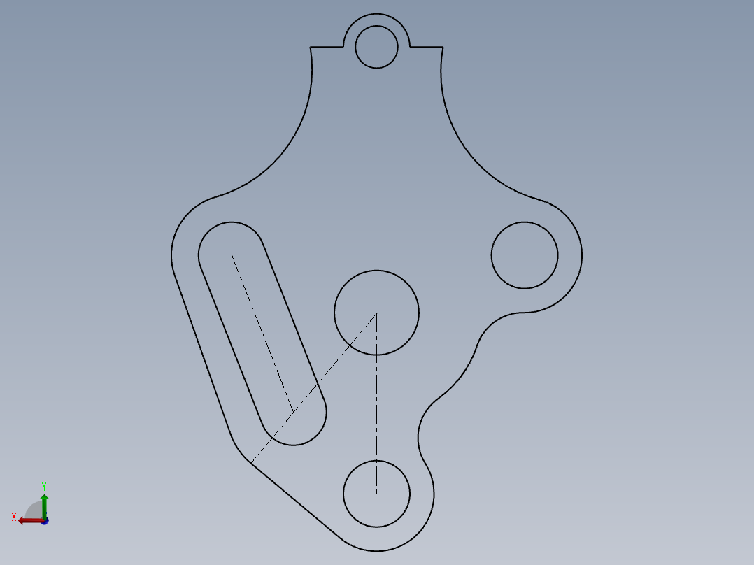 SW建模练习题-exercise 11后视图