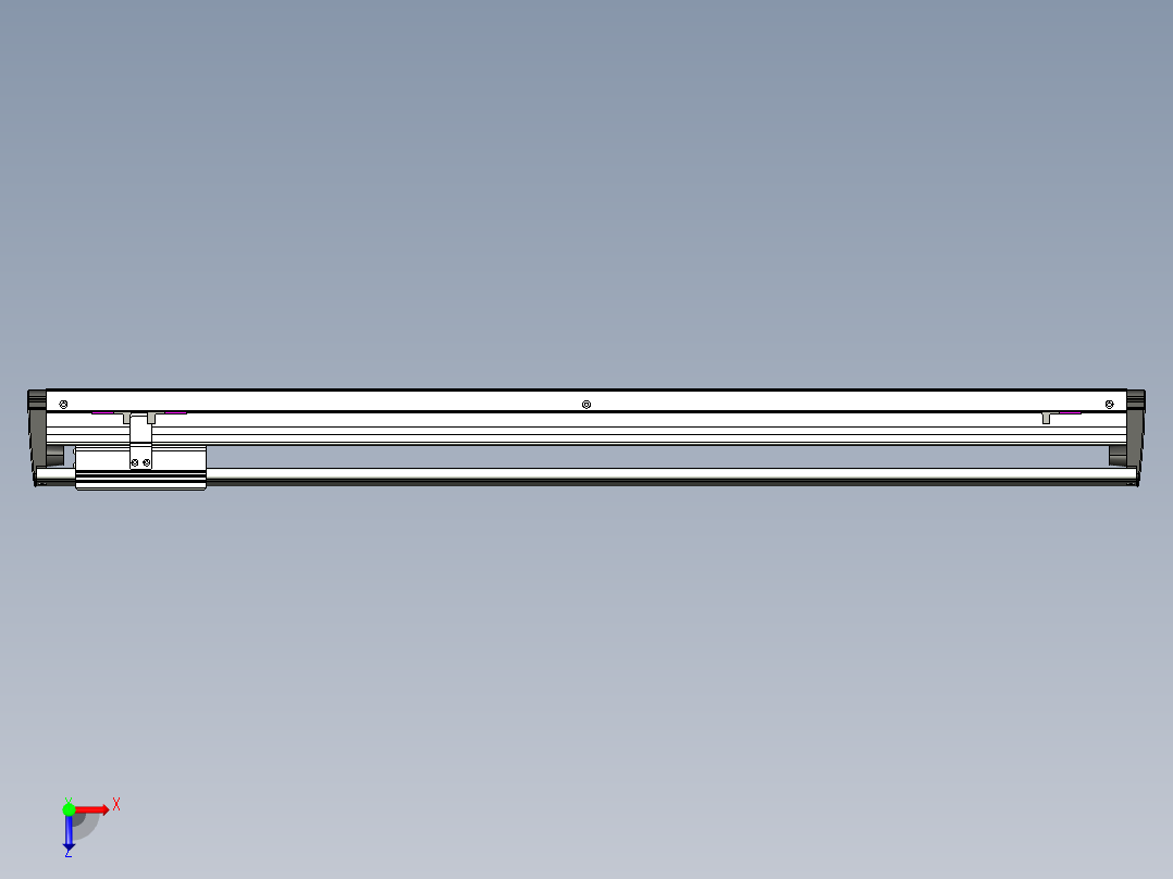 威洛博VL系列3d模型模组VL14S1Y-S750俯视图