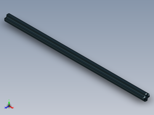 乐高机械组车桥-3708 Black Technic Axle 12.IGS正等轴测缩略图