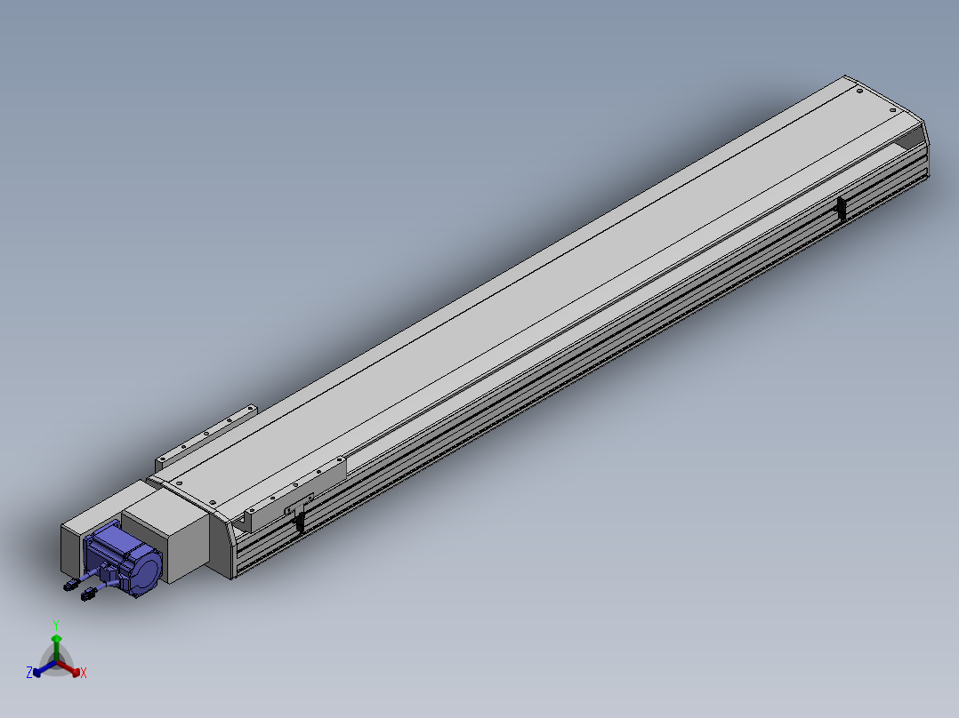 精密模组MT220-L150-1300-L-M75-C4正等轴测图