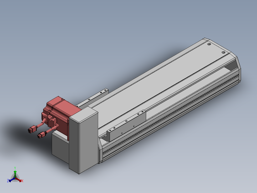 精密模组MT170-L125-300-RU-M75-C4正等轴测图