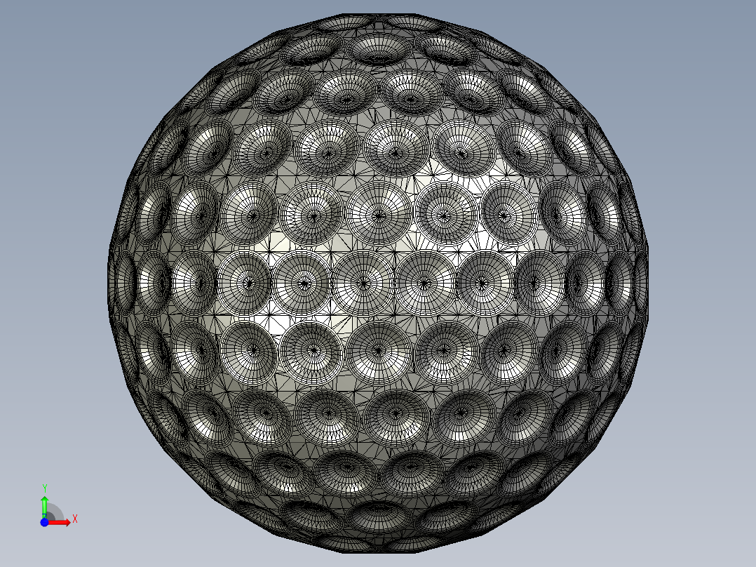 高尔夫球23前视图