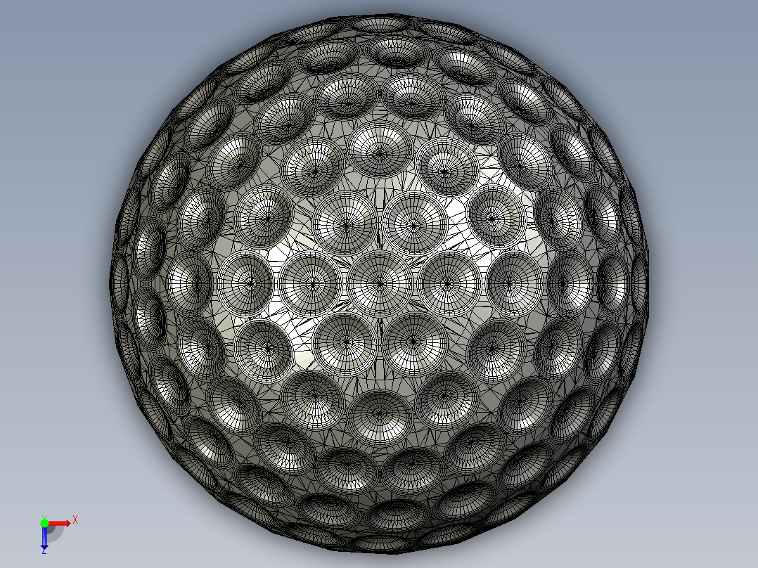 高尔夫球23俯视图