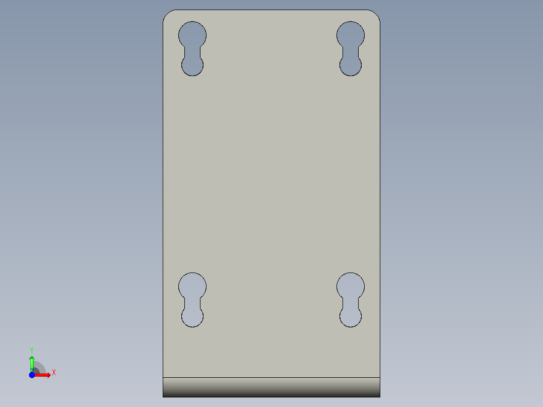 基恩士PZ-B81_kc图纸模型前视图