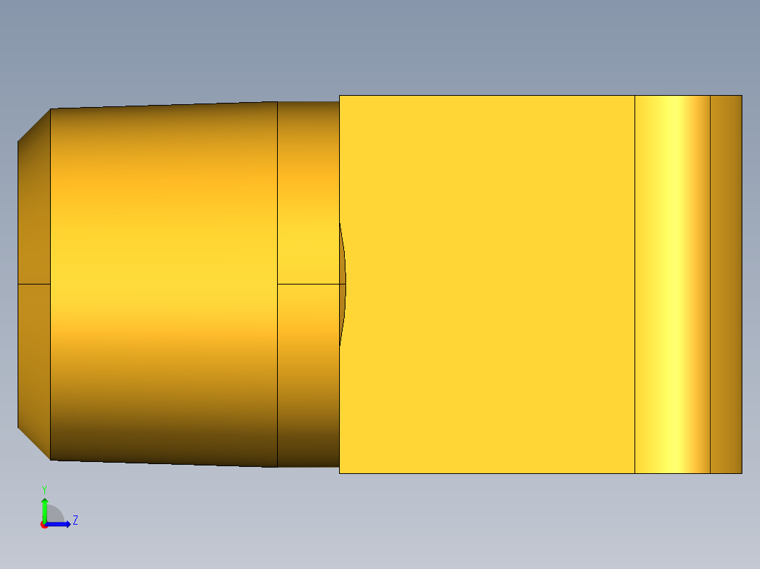 倒齿式工业管接头Beaded Hose Barb 90Deg Elbow Tube to Male Pipe 269HB-8-8左视图