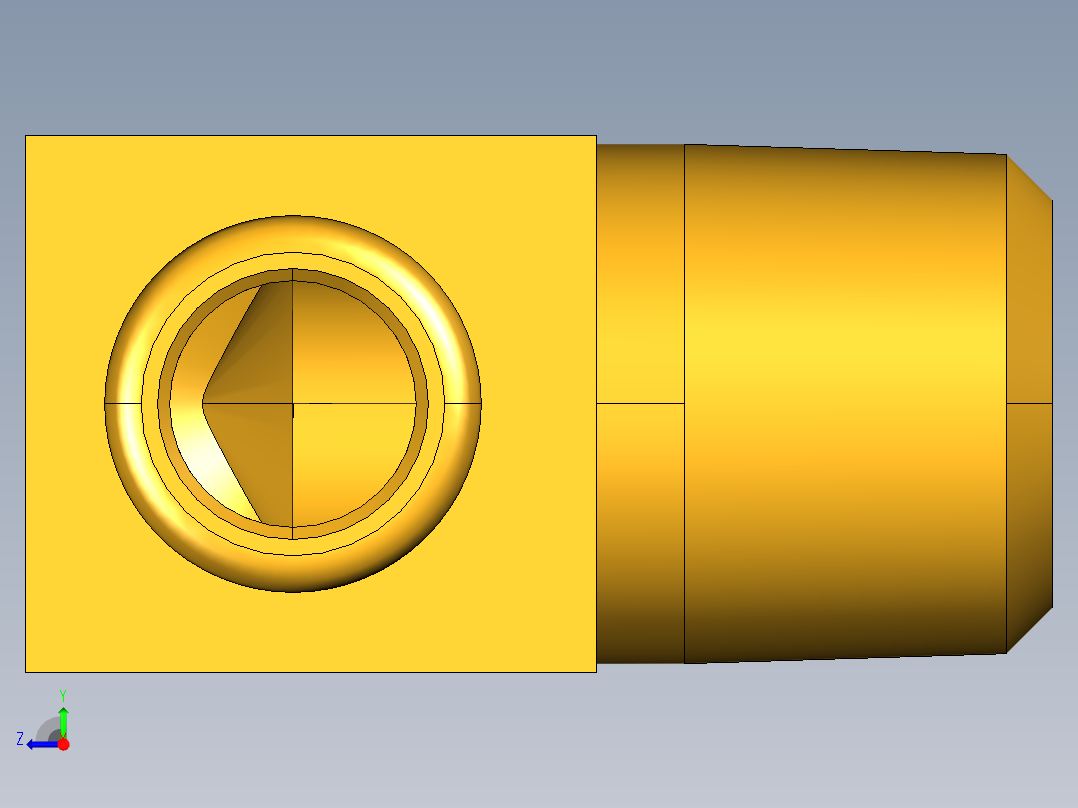 倒齿式工业管接头Beaded Hose Barb 90Deg Elbow Tube to Male Pipe 269HB-8-8右视图