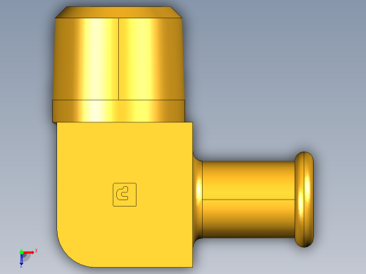 倒齿式工业管接头Beaded Hose Barb 90Deg Elbow Tube to Male Pipe 269HB-8-8俯视缩略图