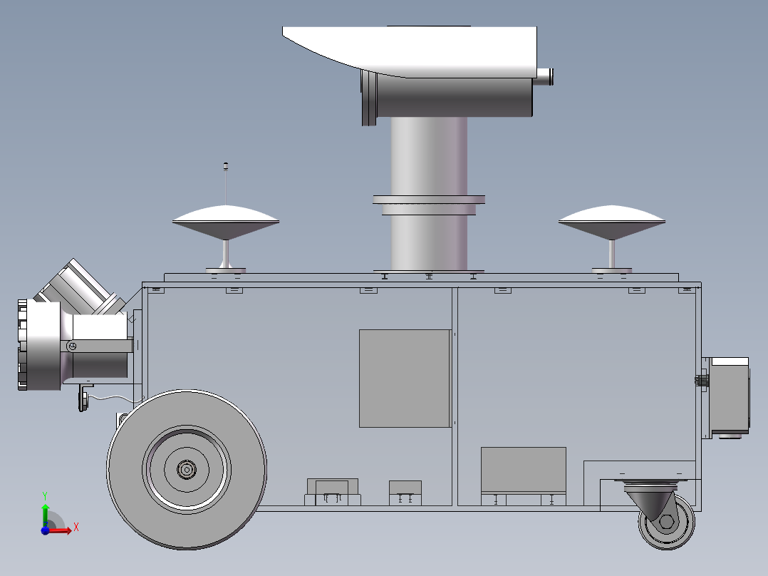 智能小车前视图