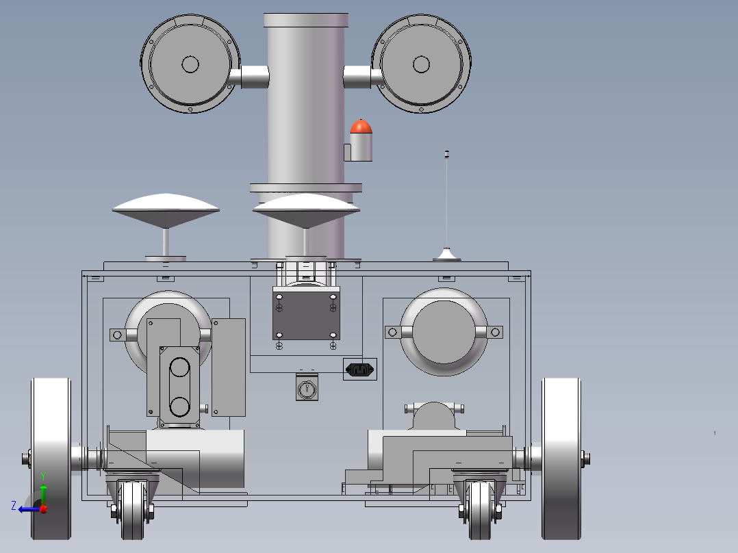 智能小车右视图