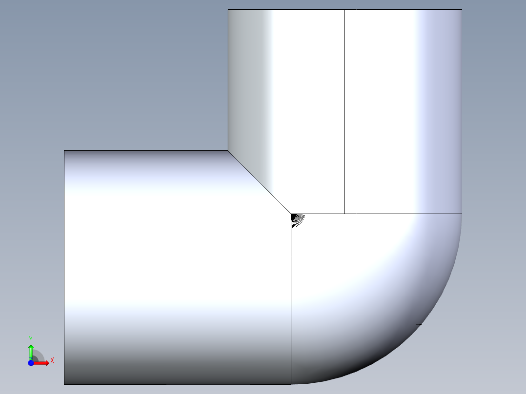 CPVC管件06-Sch80_90Elbow_SxFPT_9807-005 _0.5in前视图