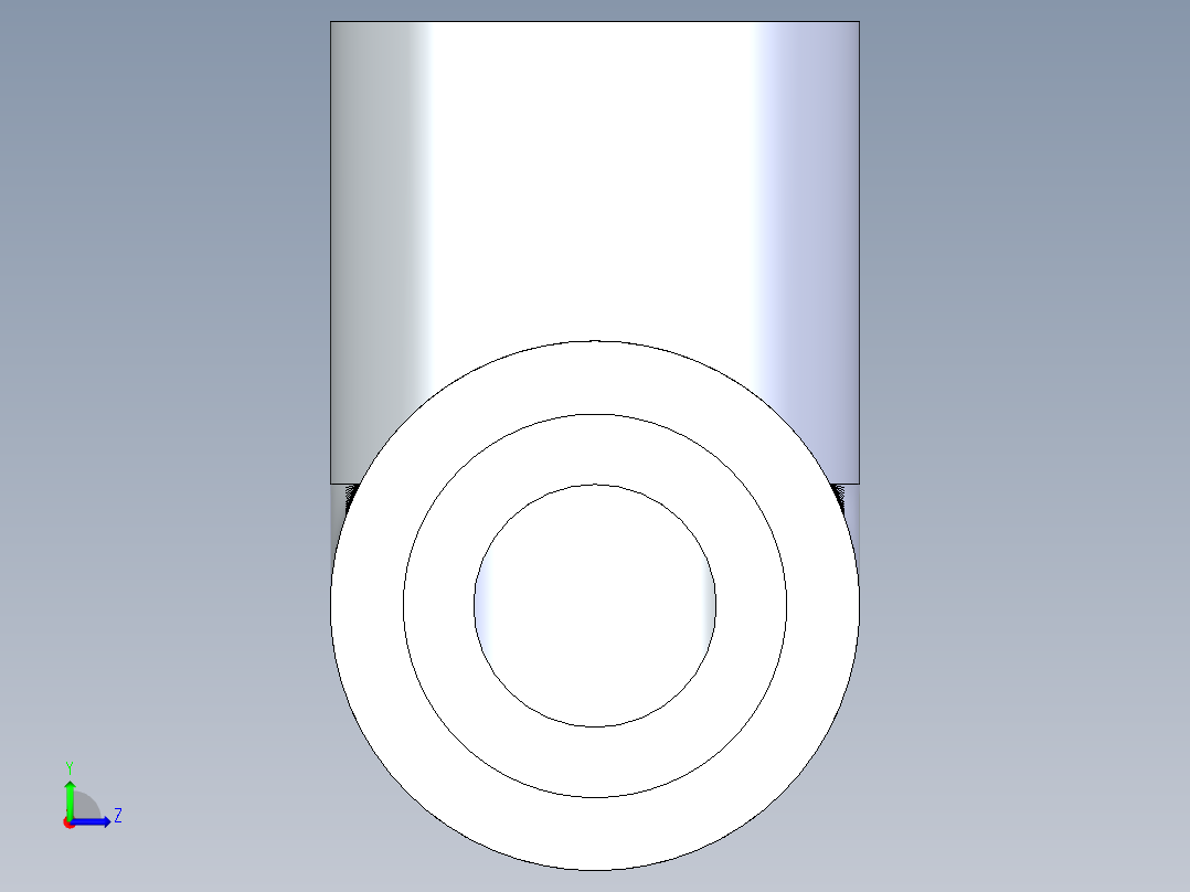CPVC管件06-Sch80_90Elbow_SxFPT_9807-005 _0.5in左视图