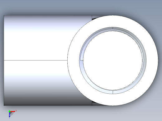 CPVC管件06-Sch80_90Elbow_SxFPT_9807-005 _0.5in俯视缩略图