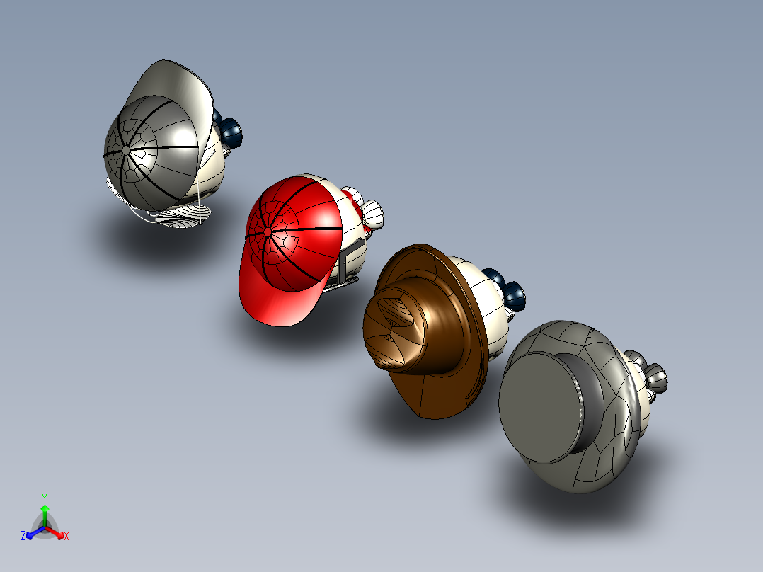 原创小可爱角色主视图