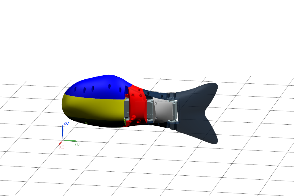 三自由度 仿生鱼 CAD图纸和说明书 和三维图 全套