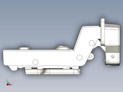 木制家具铰链前视缩略图
