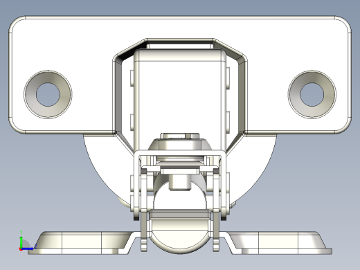 木制家具铰链左视缩略图