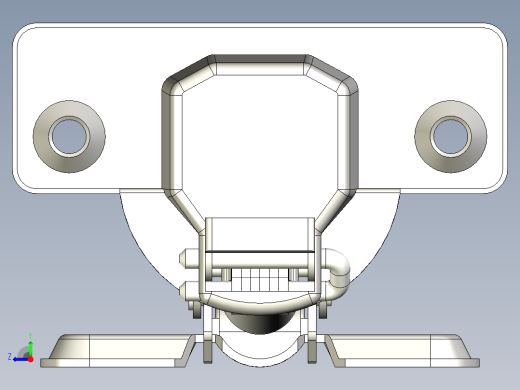木制家具铰链右视缩略图