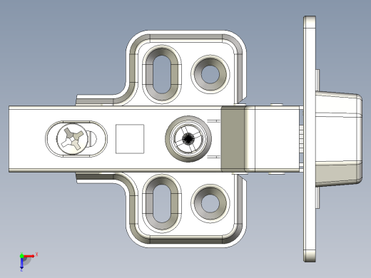 木制家具铰链俯视缩略图