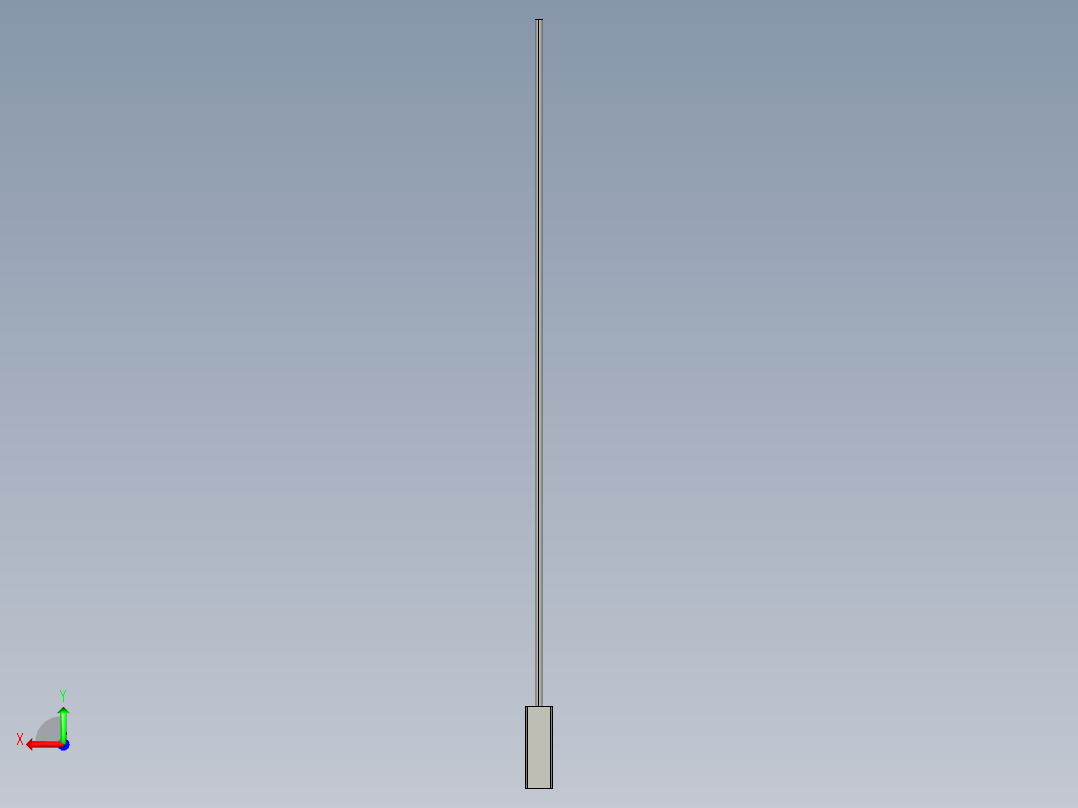 基恩士FU-50_kc图纸模型后视图