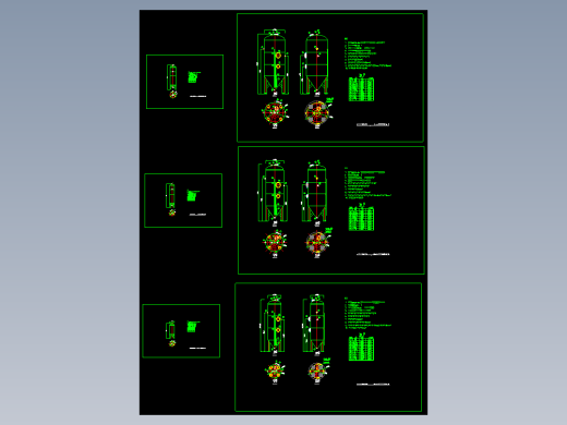 高效旋流污水净化器设备提资图--参考