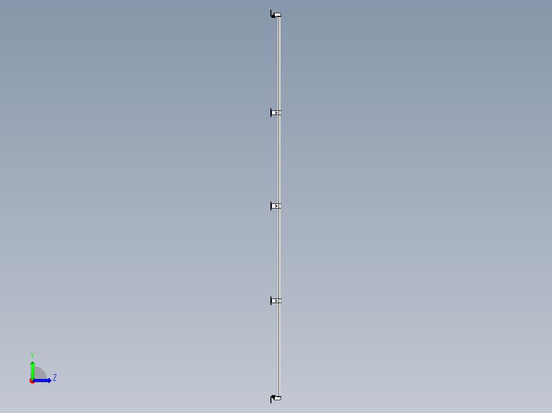 基恩士SL-JB223_back-mount_kc图纸模型左视图