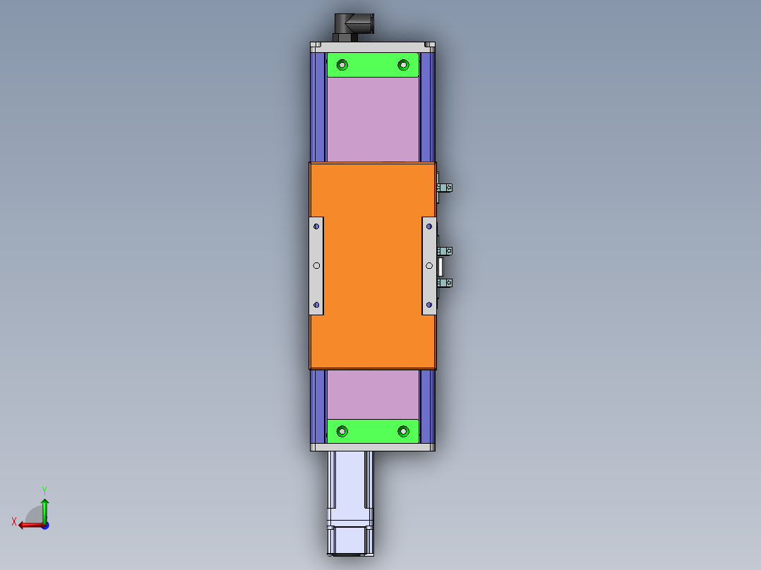 MCH丝杆全封闭MCH10-BC-100W后视图