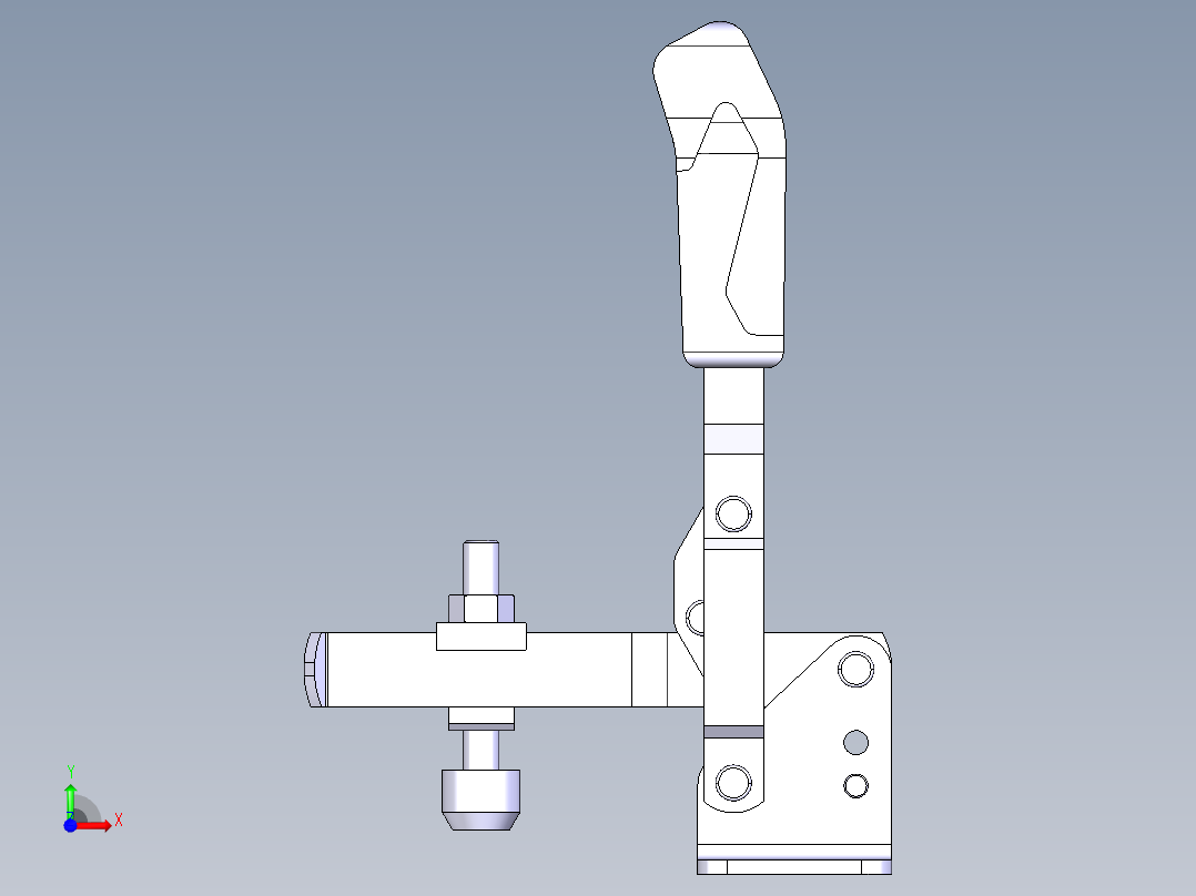 德克斯TUNKERS气缸数模T2-47U前视图