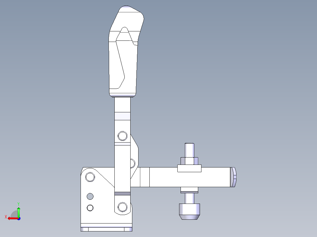 德克斯TUNKERS气缸数模T2-47U后视图