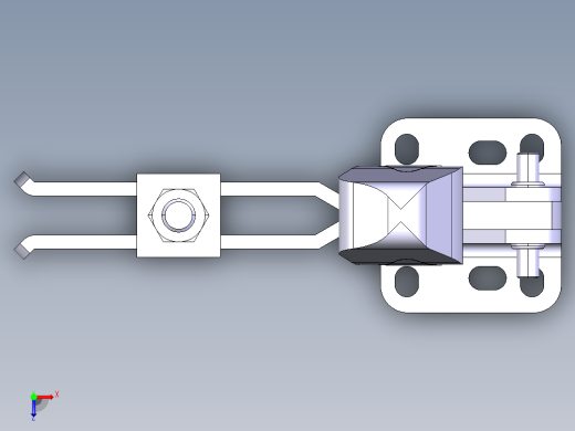 德克斯TUNKERS气缸数模T2-47U俯视缩略图
