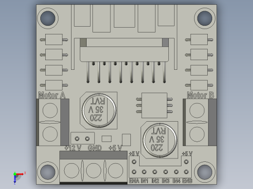 L298模块俯视缩略图