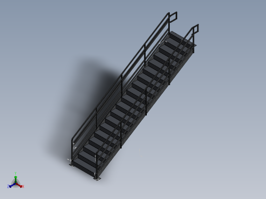 楼梯正等轴测缩略图