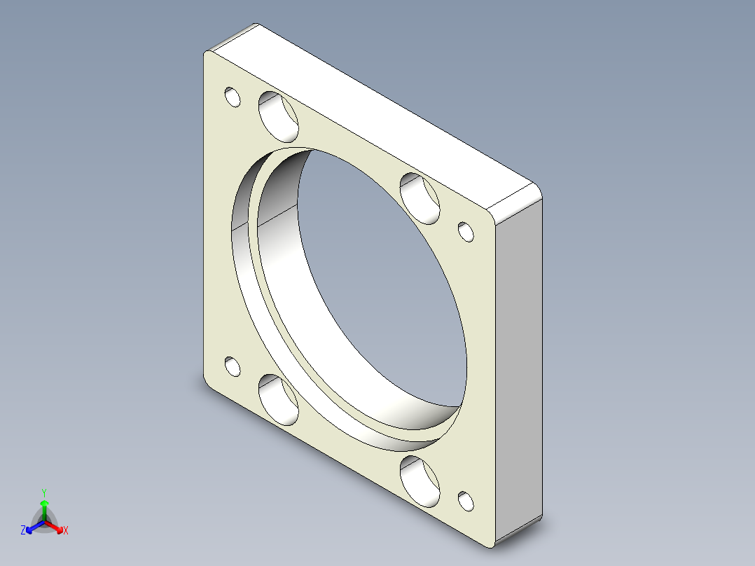 模组KK-86-F1 松下400W电机板.STEP正等轴测图