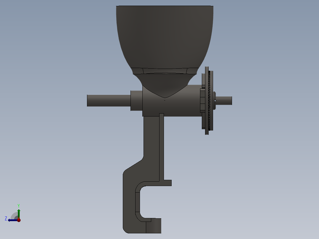 莫利con电机右视图