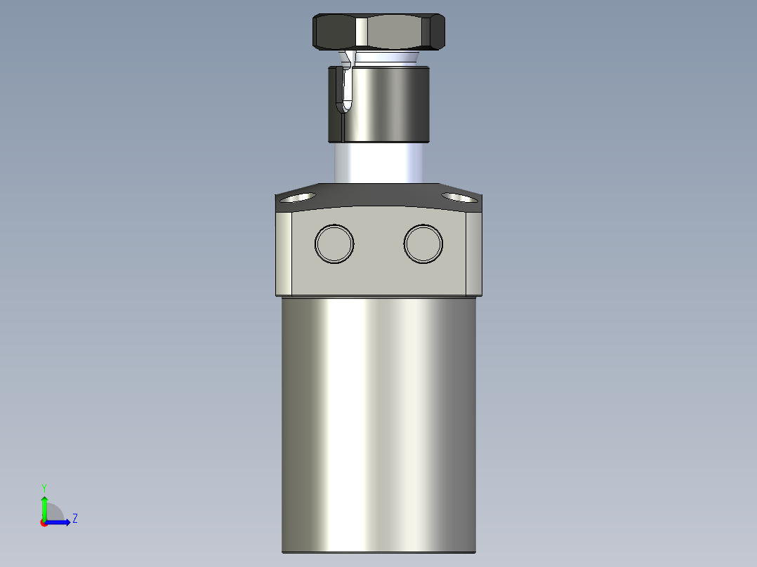 KOSMEKLHS0480-SL-Y45多系列多零件图纸模型左视图
