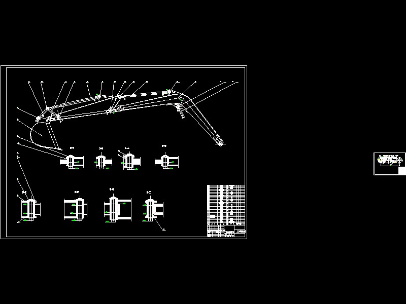 液压挖掘机工作装置及液压系统设计