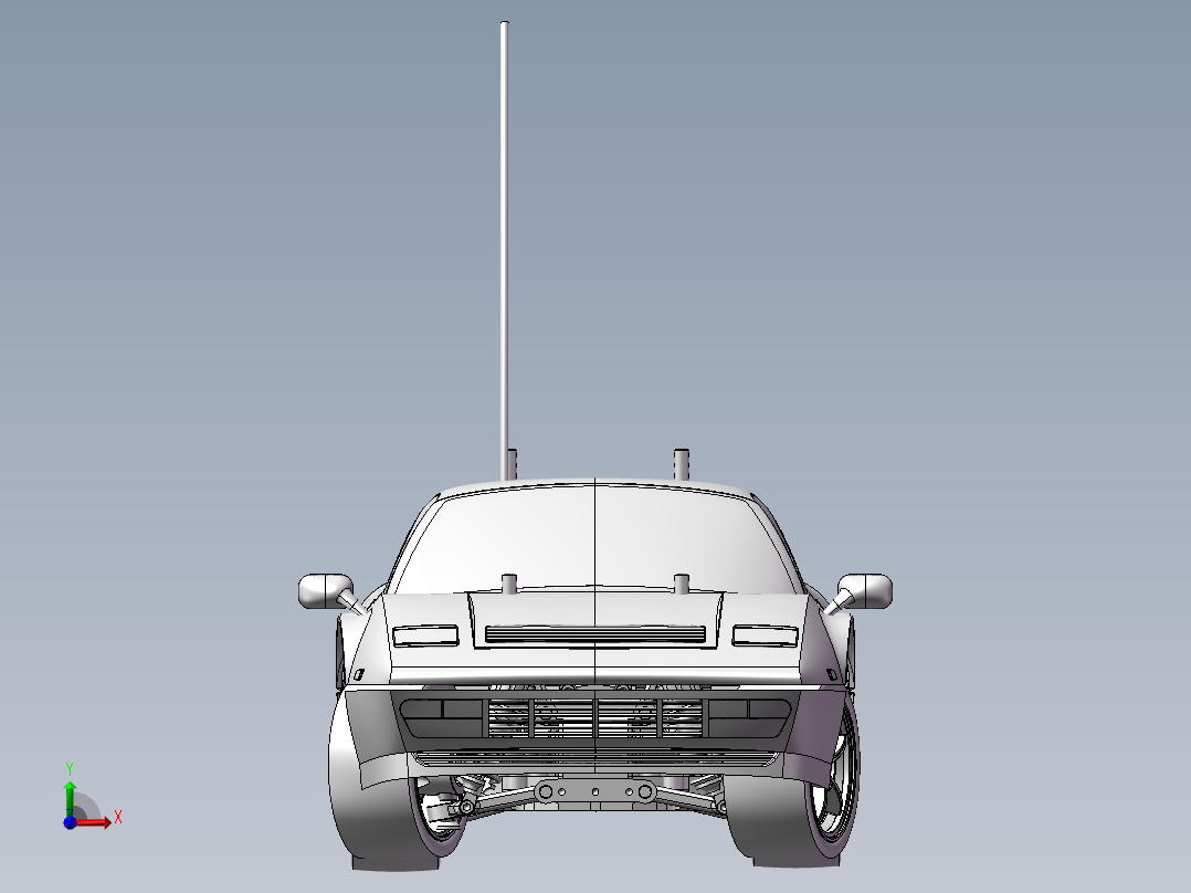 遥控车（全套模型）前视图