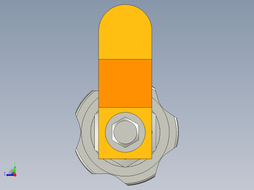 鎖VC.309-3D多系列多零件图纸模型右视缩略图