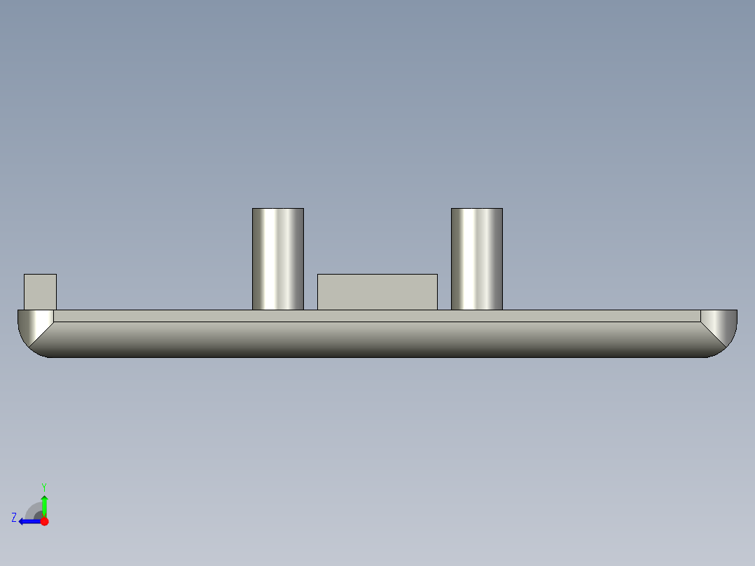 型材-BR 45X60 COVER CAP WITH HOLE KJN191094右视图