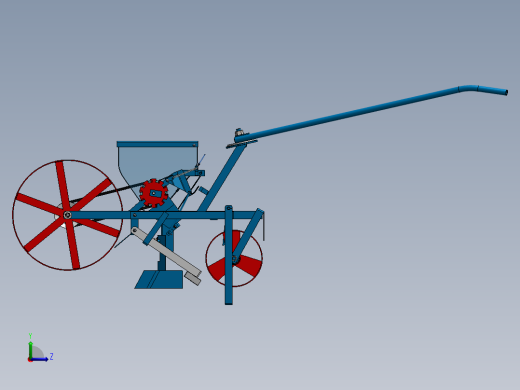 手动播种机左视缩略图