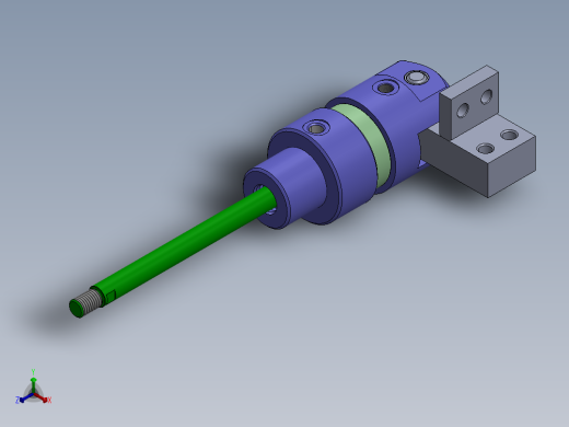 圆形气缸（短行程）50x14x11.2 mm