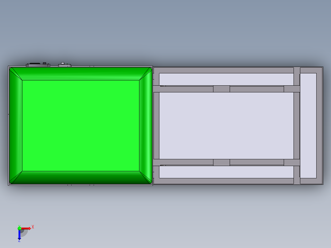 脚踏发电机俯视图